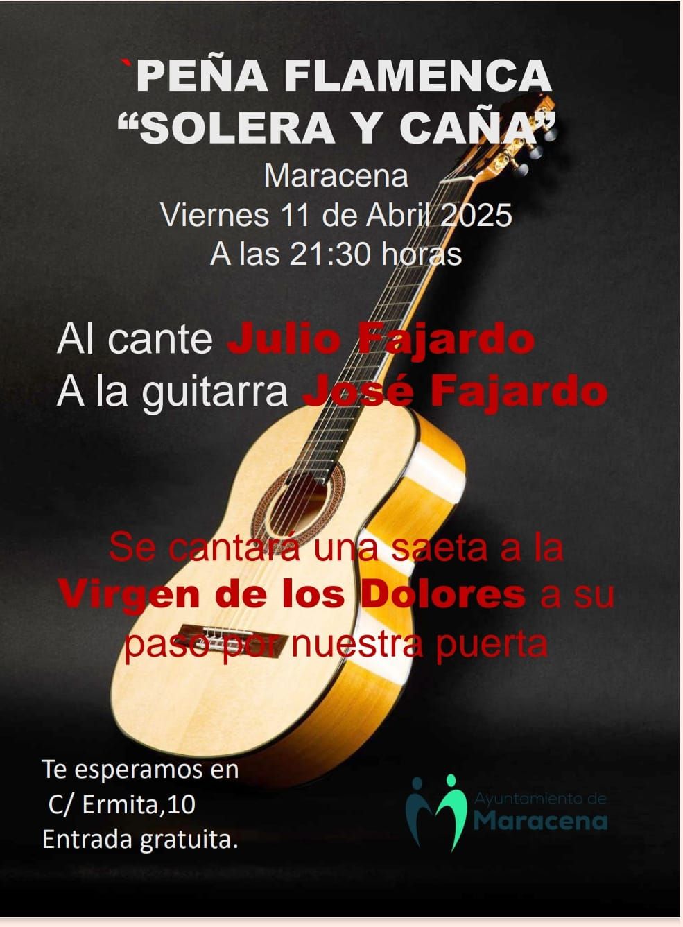 Cartel Actuacion Peña Flamenca