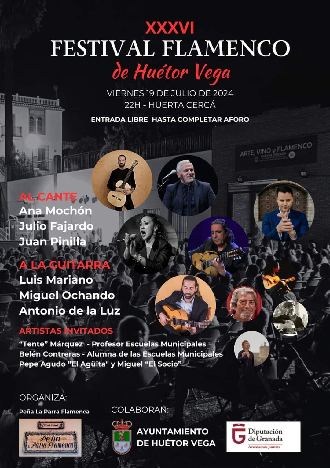 Cartel Festival Flamenco Huetor Vega